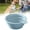 Blue, variant on Collapsible Silicone Pet Bowls, BPA Free Dishwasher Safe Foldable Travel Food Water Bowl with Carabiners, Portable Feeding Dish for Dogs Cats Outdoor Camping Hiking