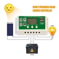 thumbnail image 2 of Solar Charge Controller 12V24V Auto. 30A20A10A Charger Current For PV Panels 100W 200W 300W 400W 500W ,Excellent Performance and Stability, 2 of 5