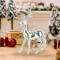 thumbnail image 4 of XGFHYJEH 1PC Plastic Deer Tabletop Decoration - Black Reindeer Statues Christmas Decorations,Modern Plastic Xmas Figurines,Elegant Indoor Holiday Decor,Ideal for Mantel Living Room Bedroom Office, 4 of 5