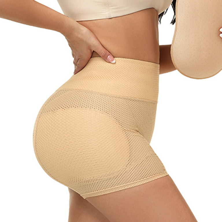 SWSMCLT Women's Padded Thigh Butt Lifter Panties Mesh Hip Enhancer  Shapewear Tummy Control High Waisted Body Shaper Shorts Butt Pads Hip  Underwear