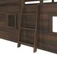 thumbnail image 5 of Farmhouse Twin Low Loft with 2 Windows, Barnwood Brown, 5 of 8