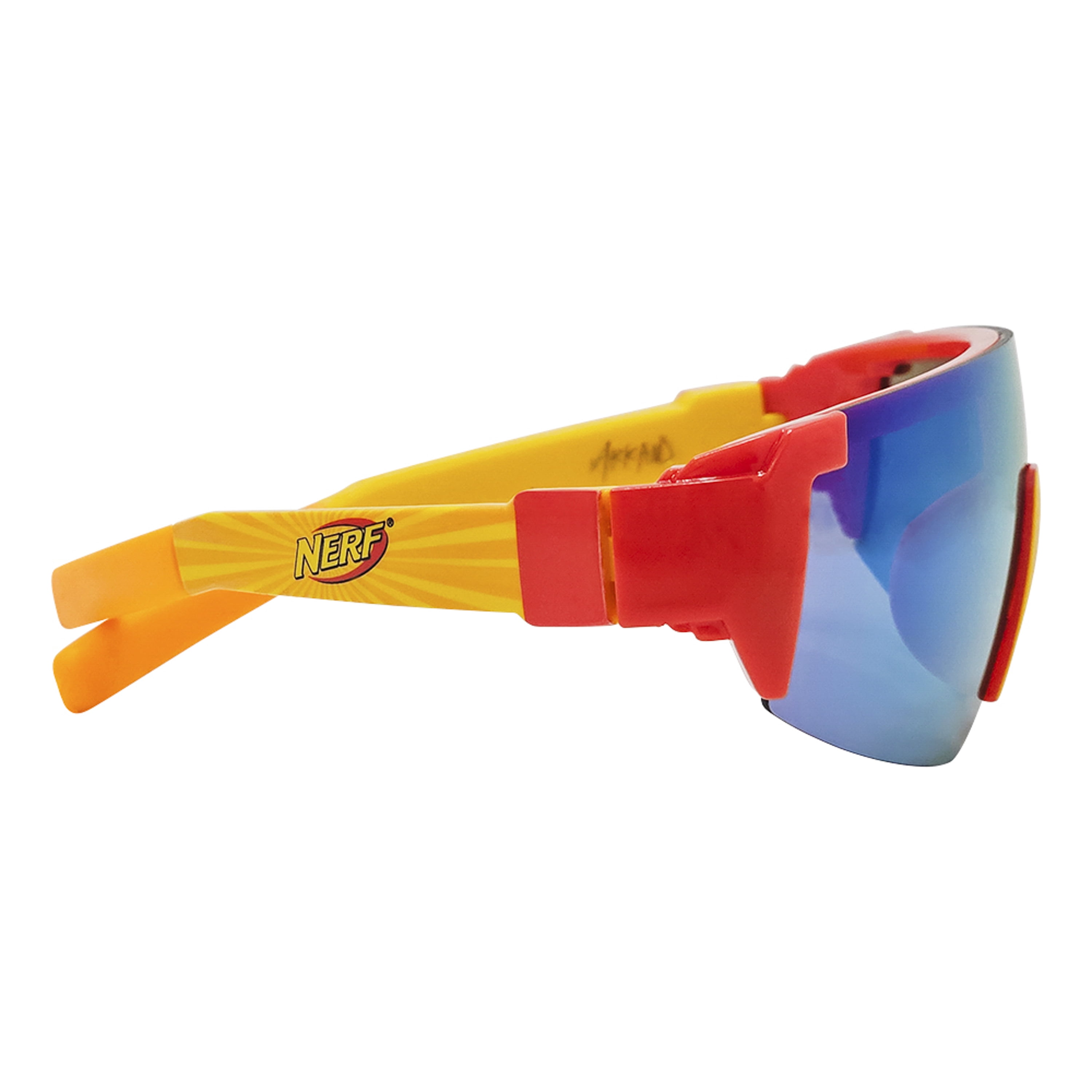 Nerf Red and Yellow Sports Wrap Sunglasses