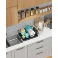 thumbnail image 6 of Dish Drying Rack - Stainless Steel Dish Rack with Drainboard for Kitchen Counter and Sink, 16.7" D x 12.7" W x 5.5" H, Black, 6 of 10