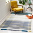 thumbnail image 2 of SAFAVIEH Striped Kilim Payton Striped Area Rug, Beige/Teal, 3' x 5', 2 of 11
