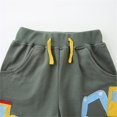 thumbnail image 6 of Odeerbi 2-8 Years Kids Boys Summer Sports Bermuda Shorts Excavator Truck Embroidered Workout Athletic Cotton Shorts Cute Casual Breathable Shorts, 6 of 6