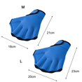 thumbnail image 5 of NIBOLOG 1 Pair Neoprene Gloves Water Resistant Breathable Rubber Well Stitching Webbed Swim Gloves for Training, 5 of 8