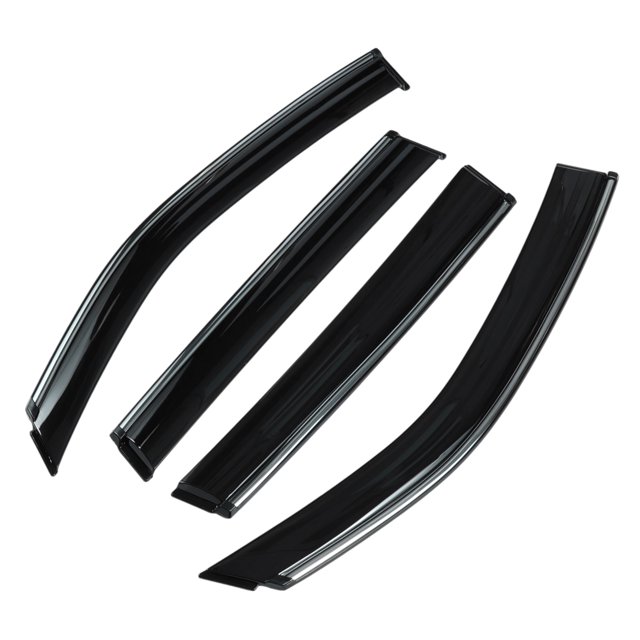Unique Bargains 1 Set Window Deflectors for Subaru Forester 2014-2018 Side Window Vent Visors Black