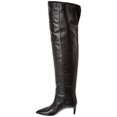 thumbnail image 2 of Paris Texas Stiletto Leather Over-The-Knee Boot, 38, Black, 2 of 4