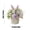 H, variant on Artificial Potted Flowers with Ceramic Bottled,Artificial Flowers Distinctive Design Faux Flower with Small Ceramic Vase,Mini Artificial Flower Arrangements for Living Room Banquet Party Wedding