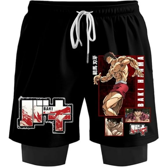 Baki Hanma Harajuku Sweatshorts Women Men Short Basketball Pants Fashion Outdoor Sportwear