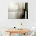 thumbnail image 2 of JRXY  A61275 Canvas Prints Abstract Wall Art Print Paintings Grey and Brown Stretched Canvas Wooden Framed for Living Room Bedroom and Office Home Decor Artwork 20x16inch 20x16in, 2 of 3