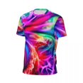 thumbnail image 4 of T Shirt For Men Color Tie Dye Abstract Art Print Harajuku Running T-Shirts Short Sleeve Quick Dry Ts, 4 of 6