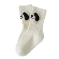 thumbnail image 2 of Kids Socks for Girls Cute Puppy Dog Ears Ribbed Crew Sock Soft Cotton Breathable Cartoon Animal Mid Calf Socks Toddler*1pc, 2 of 4