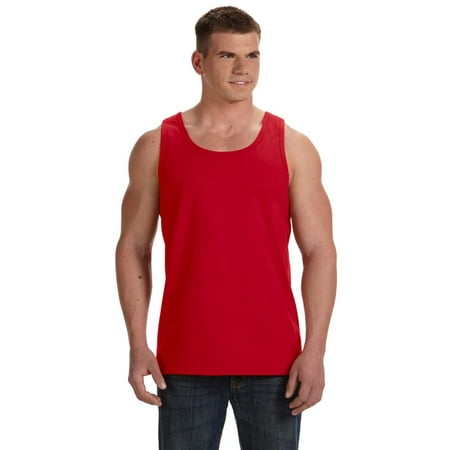 The Fruit of the Loom Adult 5 oz HD Cotton Tank Top - TRUE RED - 2XL