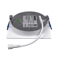 thumbnail image 5 of Nicor Lighting DLE421205KSQWH 610 Lumens LED Recessed Can Square Downlight - White, 5 of 10