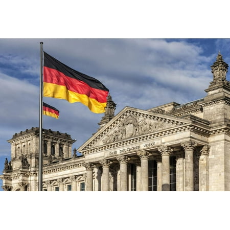 The Reichstag Was Built in 1894 as the German Parliament. Berlin, Germany. Print Wall Art By David