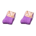 thumbnail image 1 of (2-Pack) Rinsvye Home Women Girls Soft Thigh High Socks Plus Size Bed Floor Socks Fluffy Ruffle Socks Warm Winter Pure Color, 1 of 1