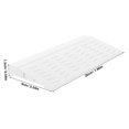 thumbnail image 2 of ETHZZLE 2Pcs Home Threshold Ramp Plastic Ramp Mat Easy Install Non Slide White for Robot Vacuum, 2 of 8