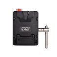 thumbnail image 2 of Andoer Placa de alimentación Andoer WY-VG-SX para batería mini V-lock con pinza de cangrejo, ideal para cámaras y dispositivos externos., 2 of 6