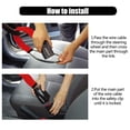 thumbnail image 3 of Dispositivo antirrobo KAYCENTOP para volante de coche, rojo, 3 of 8