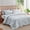 Blue, variant on 3 Pieces Gingham Comforter Set Modern Style Blue Plaid Full Comforter Set 100% Washed Microfiber Boho Comforter Farmhouse Gingham Plaid Bedding Set