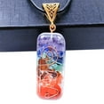 thumbnail image 4 of Collar, colgante unisex de 7 chakras, collar con colgante, collar unisex, collar con colgante elaborado con cuidado, 4 of 6