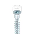 thumbnail image 4 of Tornillo Confirmat Uxcell para muebles 5x50mm con socket hexagonal tornillos de madera galvanizados 100pcs, 4 of 5