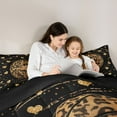 thumbnail image 4 of Feelyou Leopard Print Basketball Twin Bedding Sets 7pcs, Love Heart Bedding Comforter Set, 4 of 8