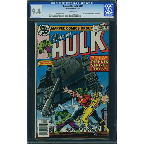 Incredible Hulk #229 - CGC 9.4 Comic Book