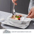 thumbnail image 6 of MALACASA 26-Piece Dinnerware Sets, Porcelain Tableware Set for 6, Marble Grey, 6 of 8