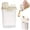 Z-B, variant on YardChic Airtight Storage Container, Airtight Plastic Kitchen Organizer Bin with Pouring Spout and Measuring Cup Lid for Dry Food, Rice, Sugar, Pet Food Dispenser, Kitchen Essentials, 6.7x8.3 Inch