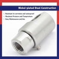 thumbnail image 4 of 1/2 Inch Heavy Duty Steel Hose Reel Swivel with Grease Fitting for Industrial Use, 4 of 5