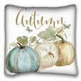 thumbnail image 1 of RYLABLUE Blue Gray Pumpkin Watercolor Throw Pillow Case Cases Cover Cushion Covers Sofa Size 18x18 Inches Two Side, 1 of 1