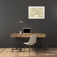 thumbnail image 3 of Bonne 32x24 White Modern Wood Framed Museum Art Print Titled - Asia Chinese Tartary - Bonne 1771, 3 of 4