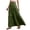 Army Green, variant on Summer Skirts for Women Solid Color Casual Maxi Skirt High Waist Flowy Pleated Long Skirt for Beach Vacation