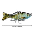 thumbnail image 2 of 1 pack 4" Soft Plastic Baits Lures For Bass Fishing Lures Hooks, 2 of 6