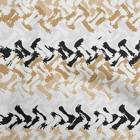 oneOone Viscose Chiffon White Fabric Geometric Sewing Craft Projects Fabric Prints By Yard 42 Inch Wide-8K