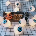 thumbnail image 4 of Guirnalda de luces LED para Halloween, 1,5 M/3M, calabaza, murciélago, Calavera, luz de terror, decoración colgante para fiesta en casa, suministros 2023, 4 of 4