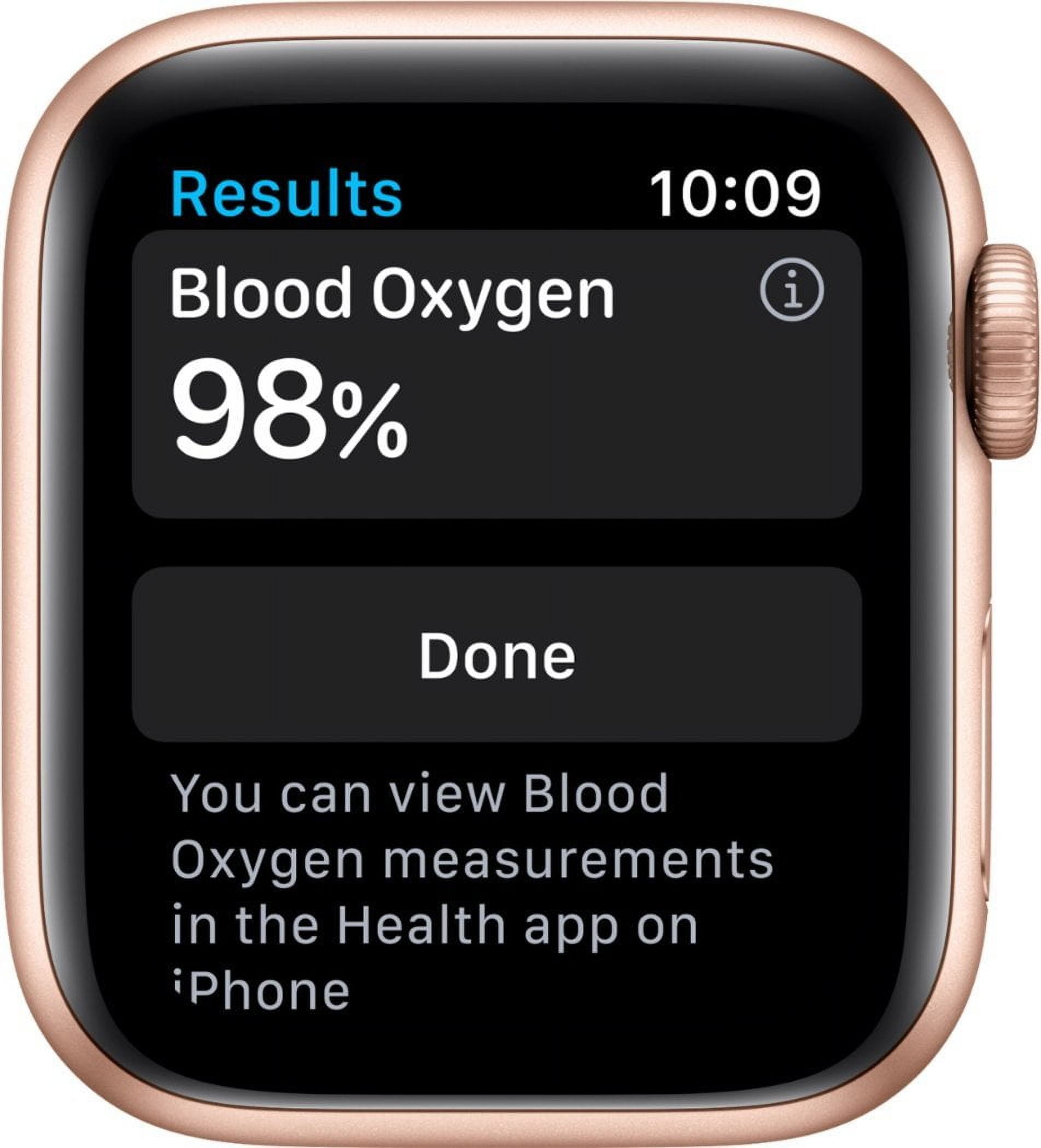 Restored Apple Watch Series 6 (GPS + LTE) 40mm Gold Aluminum Case & Pink Sand Sport Band (Refurbished)