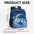 thumbnail image 7 of KUIFORTI Panda Moon Toddler Backpack Girls Kids School Bag with Multiple Organizer Pockets Adjustable Straps Durable for Preschool Kindergarten Back to School Supplies, 7 of 7