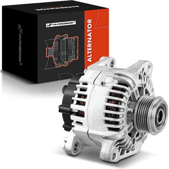 A-Premium Alternator Compatible with Hyundai Tucson 2010 2011 2012 2013 & Kia Forte 10-13, For Sportage 11-13, 2.0L 2.4L, 12V 110Amp CW 6-Groove Clutch Pulley, Replace# 37300-2G150, 37300-25600