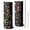 Colorful Mushroom Leaf-2, variant on 20oz Colorful Mushroom Leaf Black Pattern Skinny Tumblers Stainless Steel Tumbler with Lid and Straw,Vacuum Insulated Double Wall Travel Tumbler Cups with Cleaning Brush for Coffee,Tea