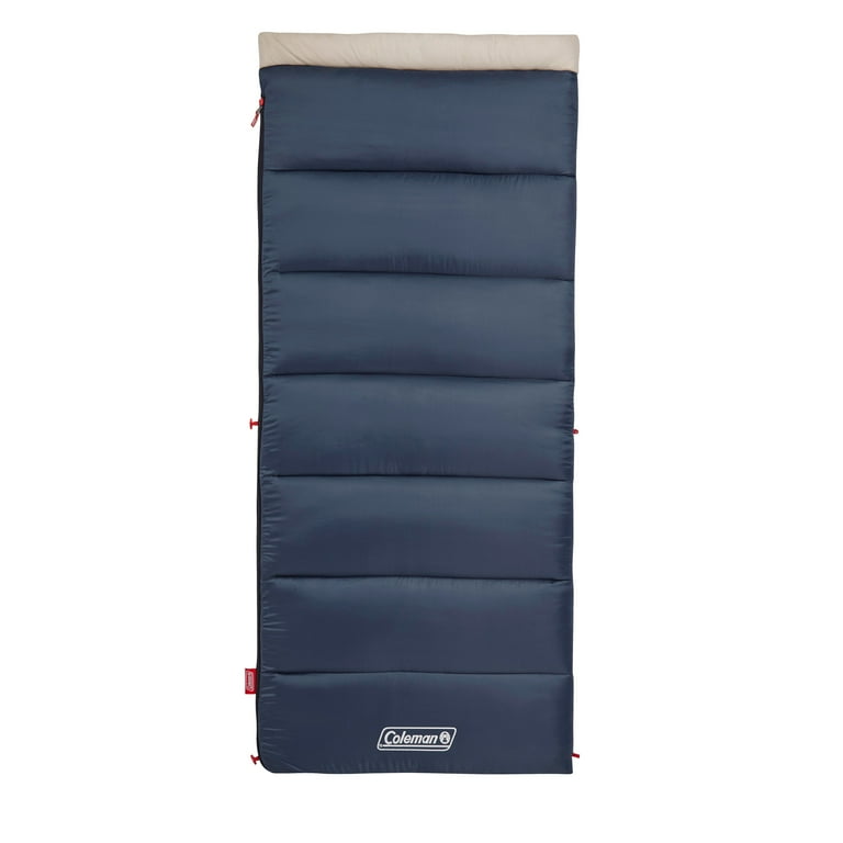 Coleman Autumn Glen 30°F Cold Weather Sleeping Bag, Adult, Navy