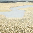 thumbnail image 2 of Borges, Victoria 15x15 Gold Ornate Wood Framed with Double Matting Museum Art Print Titled - Flaxen Field II, 2 of 4