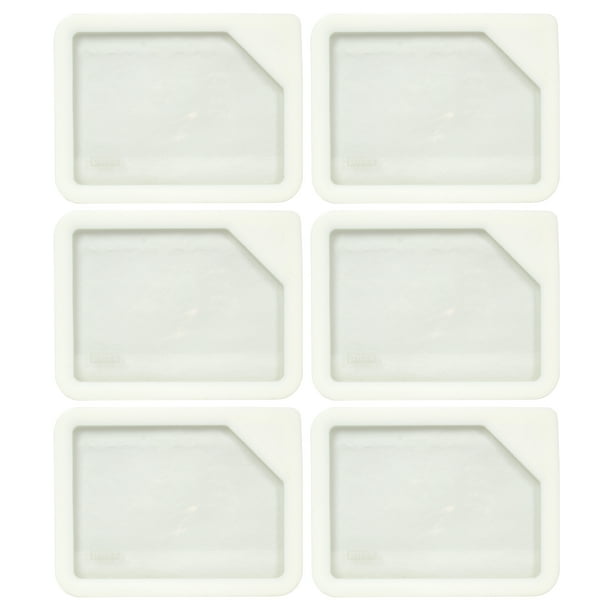 Pyrex Ultimate OV-7211 White Round Glass and Silicone Storage ...