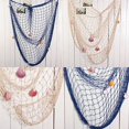 thumbnail image 4 of Decorative Nautical Fishing Net Beach Scene Home Party Decoration with Shell, 4 of 10