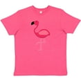 thumbnail image 3 of Inktastic Pink Flamingo Youth T-Shirt, 3 of 5