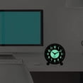 thumbnail image 2 of Reloj Despertador Luminoso de 4 Pulgadas Redondo Silencioso AnalóGico Reloj de Mesa Sin Tictac Funciona con Pilas con Alarma Fuerte para Dormitorio, 2 of 5