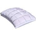 thumbnail image 2 of sheetsnthings French Bread Firm Neck Support, 600TC-Cotton Shell Goose Down Fill, Standard Size Pleated Bed Pillow, Single, 2 of 5
