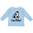 thumbnail image 3 of Inktastic 4 Year Old Soccer Party 4th Birthday Boys or Girls Long Sleeve Toddler T-Shirt, 3 of 5